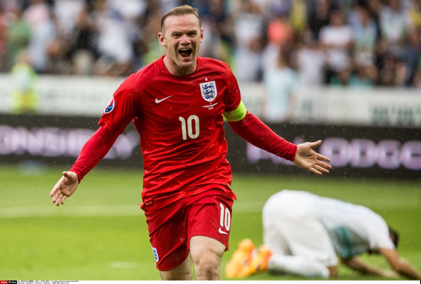Inglismaa eest värava löönud Wayne Rooney.