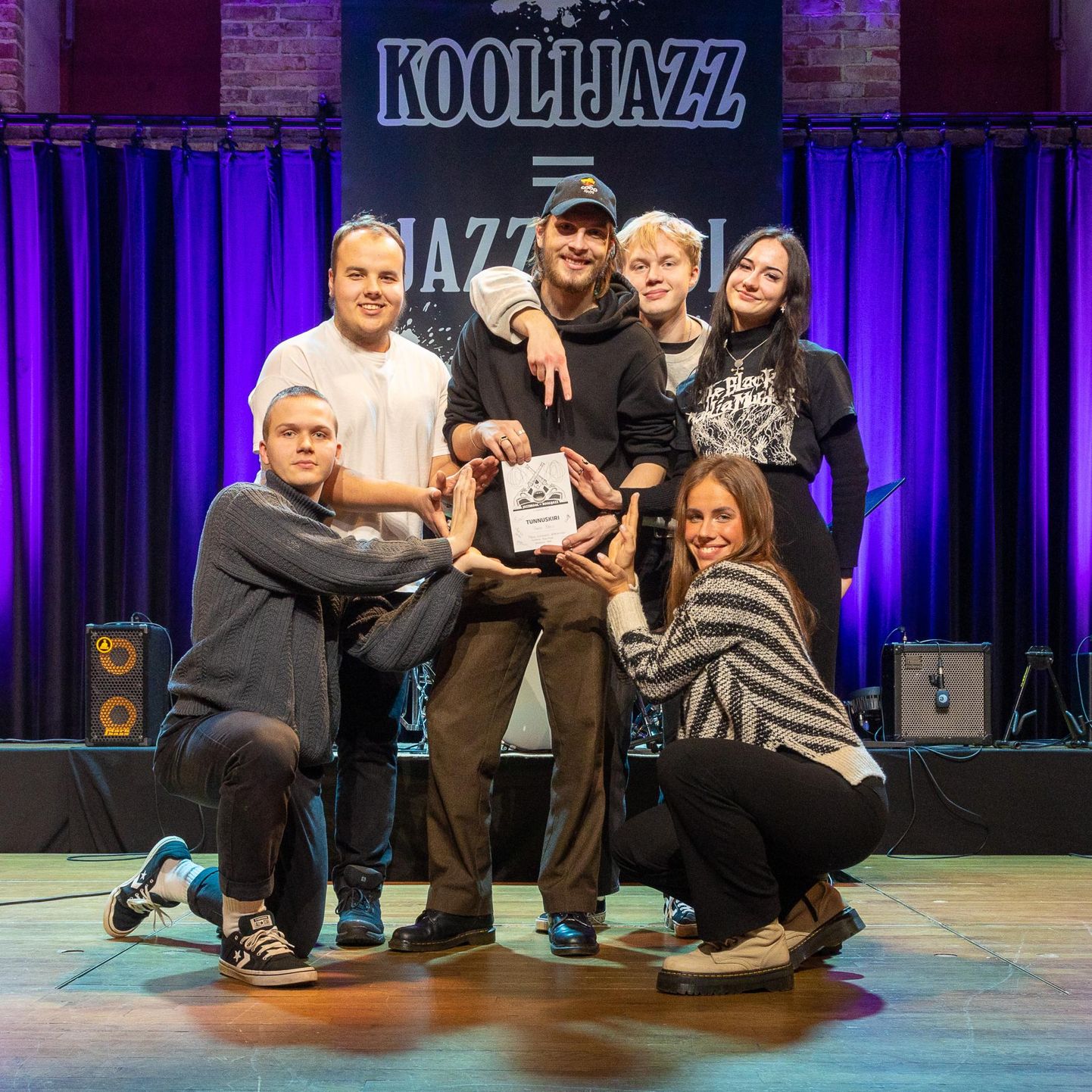 Õpilasbändide konkursi võitis Pärnu muusikakooli rütmimuusikaosakonna bänd.