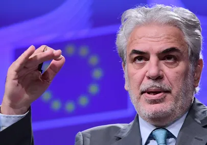 Euroopa Komisjoni humanitaarabi- ja kriisivolinik Christos Stylianides. Foto: EMMANUEL DUNAND/AFP/Scanpix