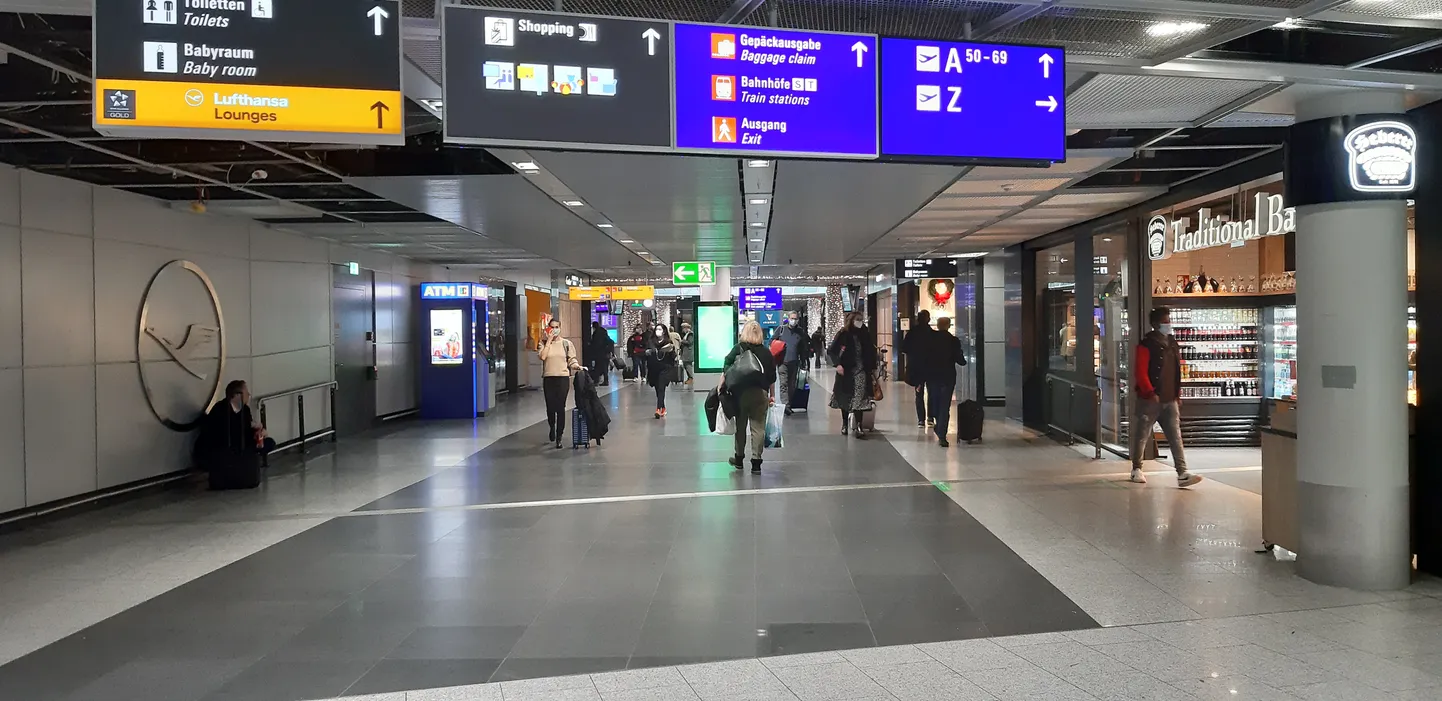 Аэропорт Франкфурта.