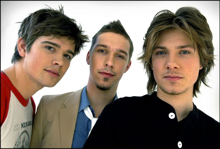 Hansoni vennad: Isaac, Taylor ja Zac Hanson 2005. aastal Rootsis.
