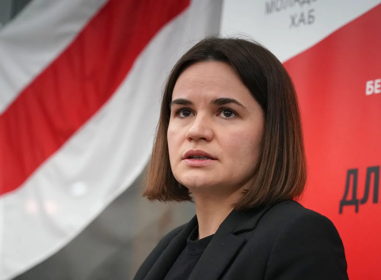 Valgevene pagulasopositsiooni juht Svjatlana Tsihhanovskaja Poolas