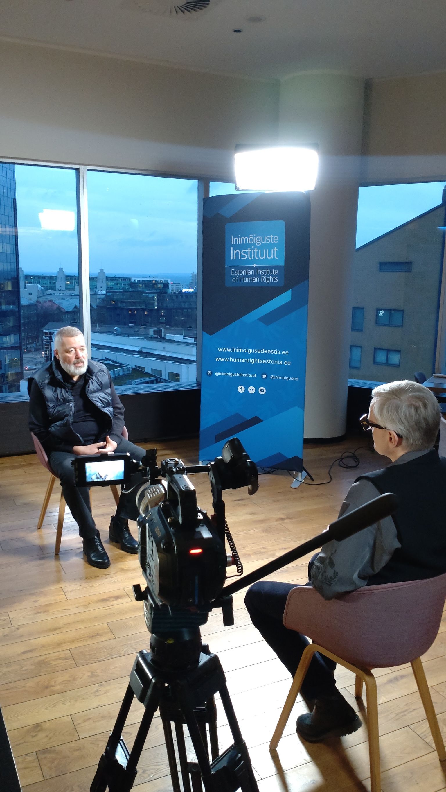 Intervjuu Nobeli rahupreemia laureaadi, Novaja Gazeta peatoimetaja Dmitri Muratoviga.