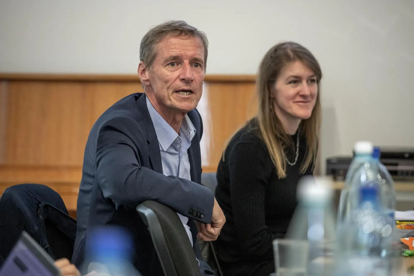 Euroopa depressioonivastase liidu president, professor Ulrich Hegerl (vasakul) on kindel, et depressioon on enamikul juhtudel ravitav.