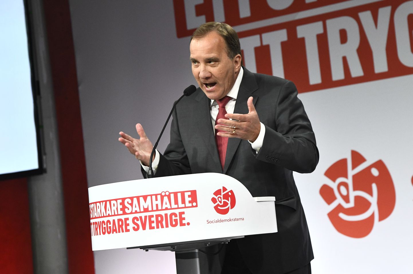 Rootsi peaministrikandidaat Stefan Löfven.