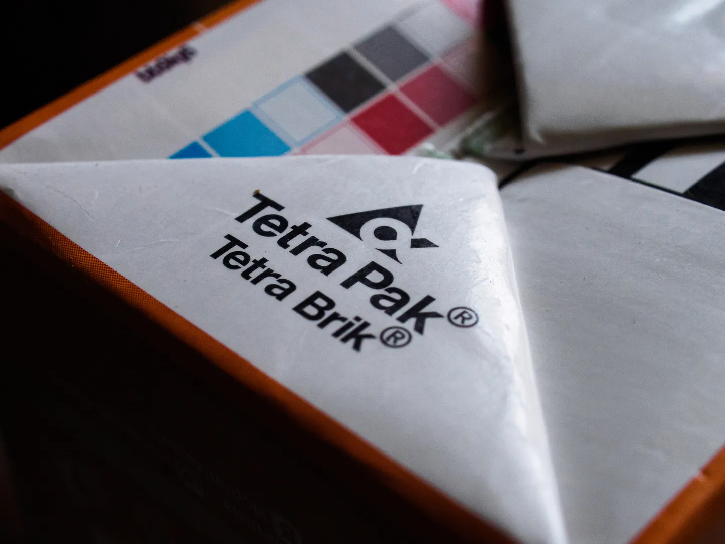 Tetra Paki logoga piimapakend Moskvas.