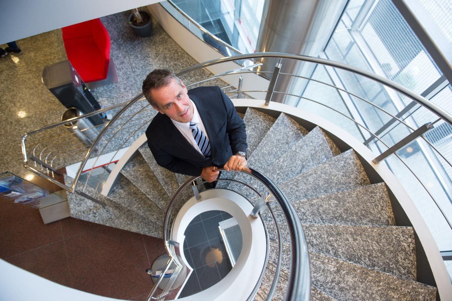 Danske Banki Eesti filiaali juht Aivar Rehe lahkus ametist 1. septembril 2015, pildil poseerib ta sama aasta kevadel. Tollal ta lahkumise põhjustest lähemalt rääkida ei tahtnud.