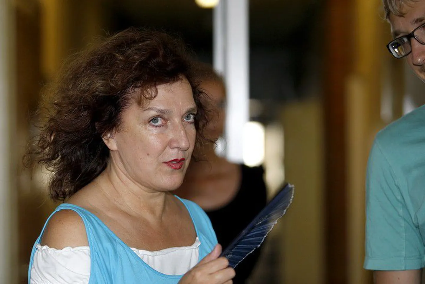 Üritusel viibis ka Maire Aunaste, kes tegi televeteranidega intervjuusid