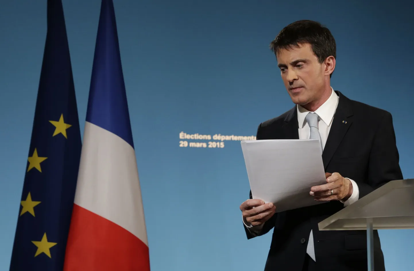 Prantsusmaa peaminister Manuel Valls.