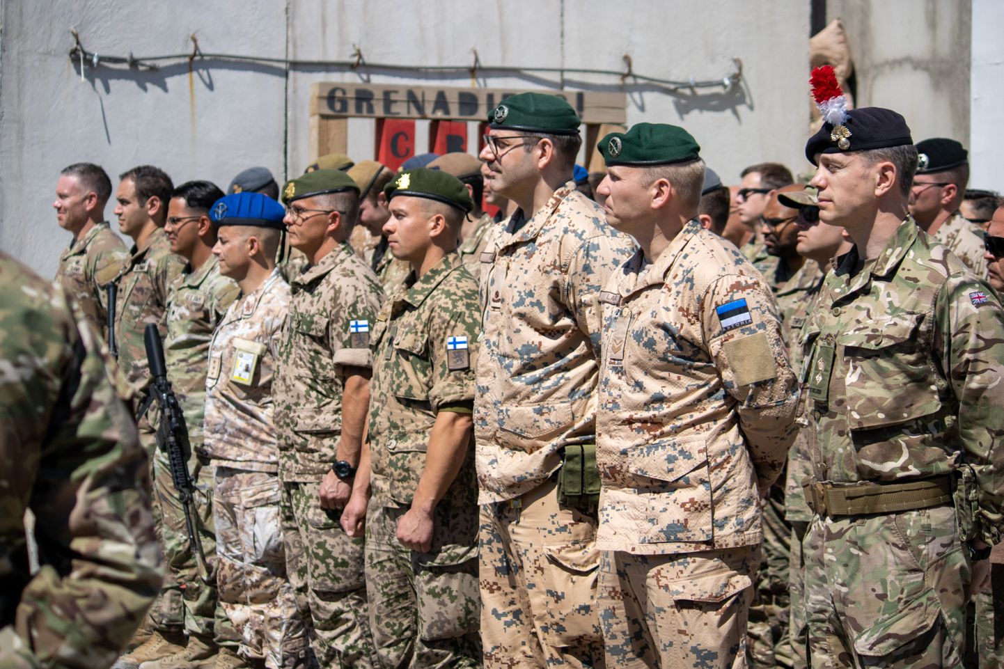 Эстонский военный контингент в Ираке приступил к работе.