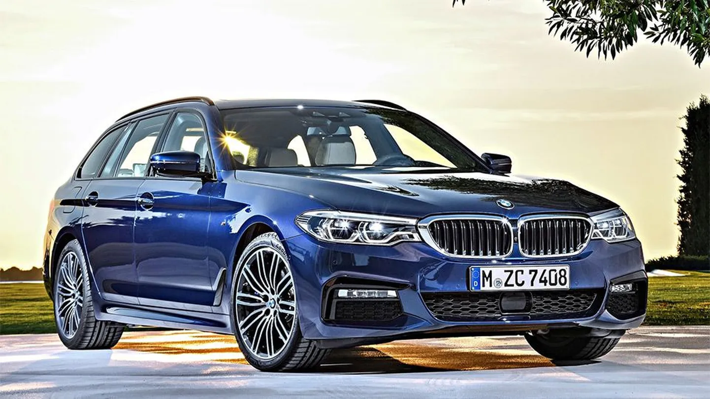 Новая "пятерка" BMW в кузове универсал.