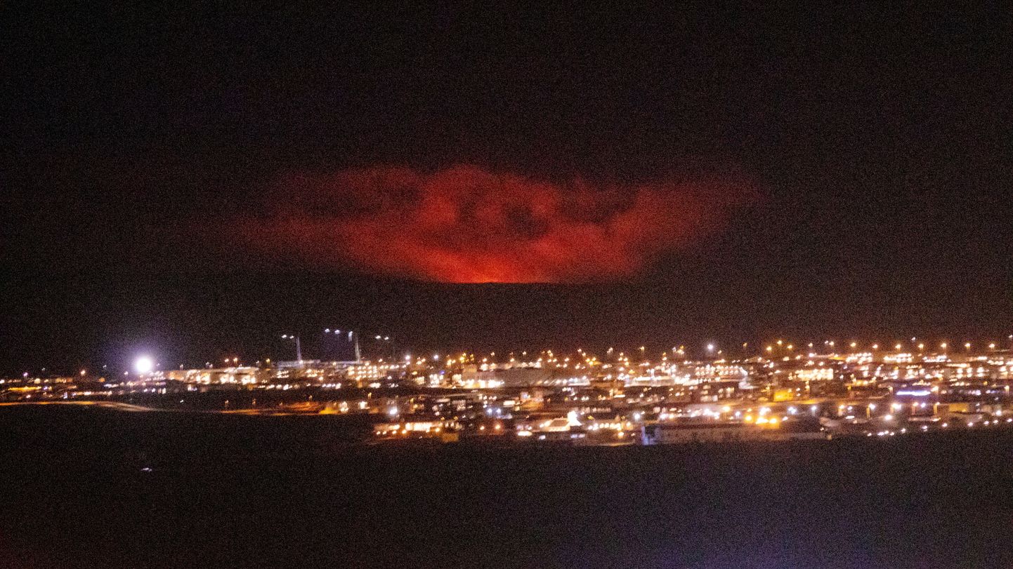 Извержение вулкана в Исландии