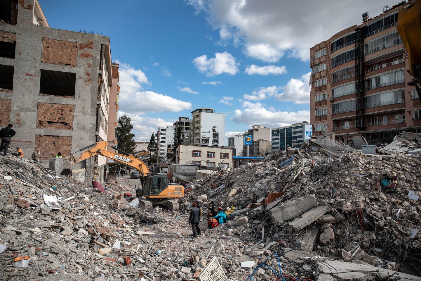6. veebruari maavärina tekitatud purustused Türgis Malatyas. Foto on illustratiivne.