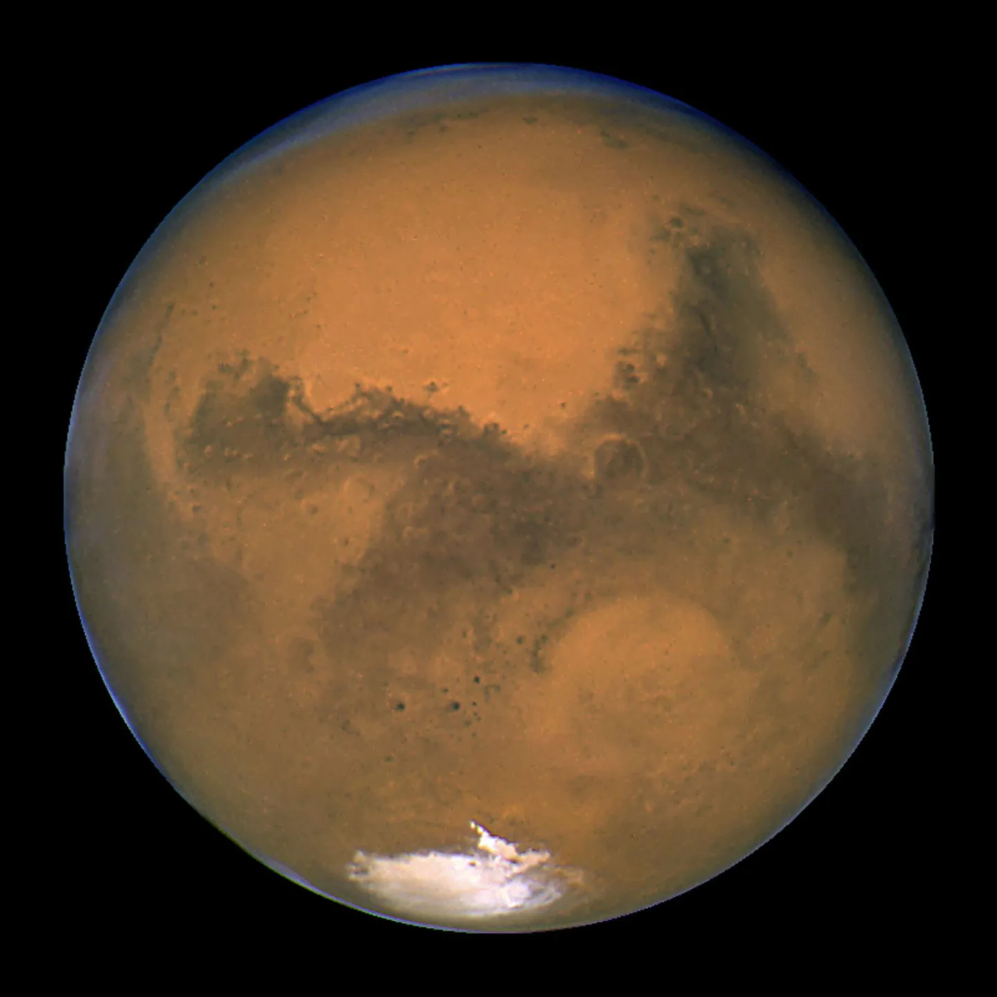 NASA Hubble'i kosmoseteleskoobi foto Marsist
