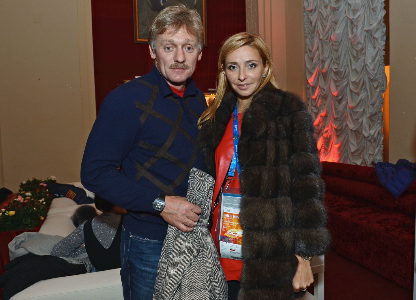 Tatjana Navka (paremal) ja Dmitri Peskov.