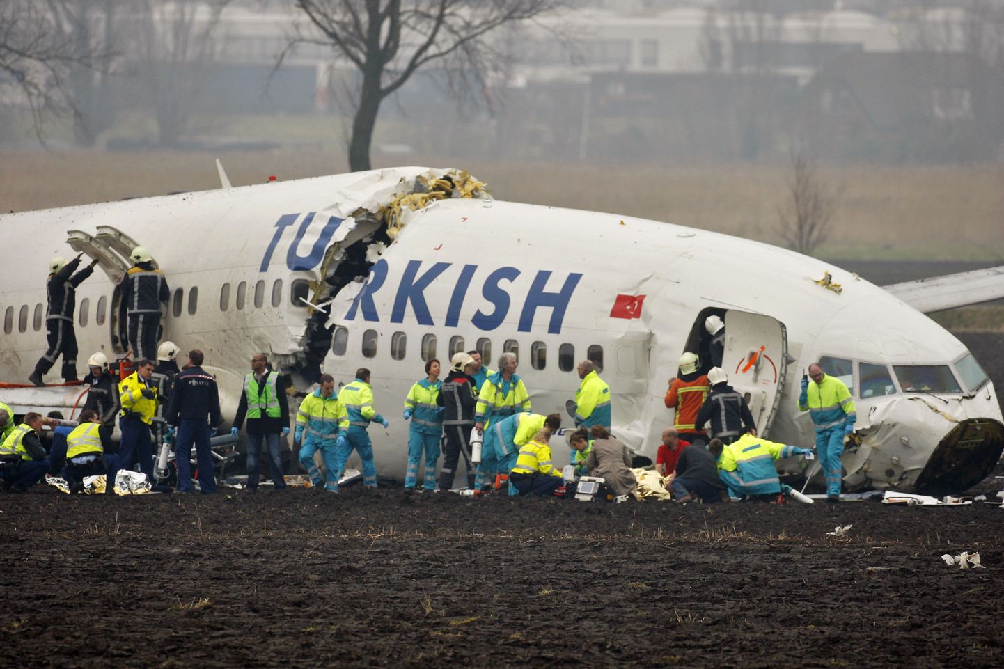 Pildil on hiljutine lennuõnnetus Türgi reisilennukiga.