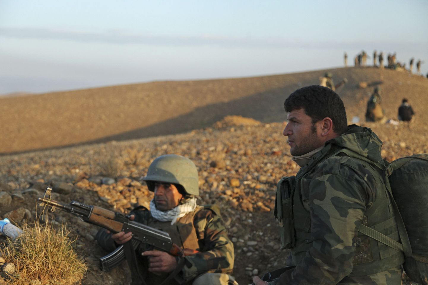 Курдские солдаты.
