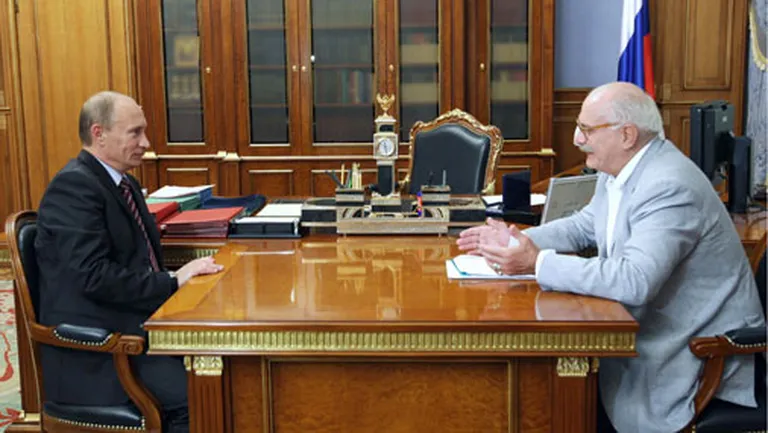 Vladimirs Putins un Ņikita Mihalkovs 
