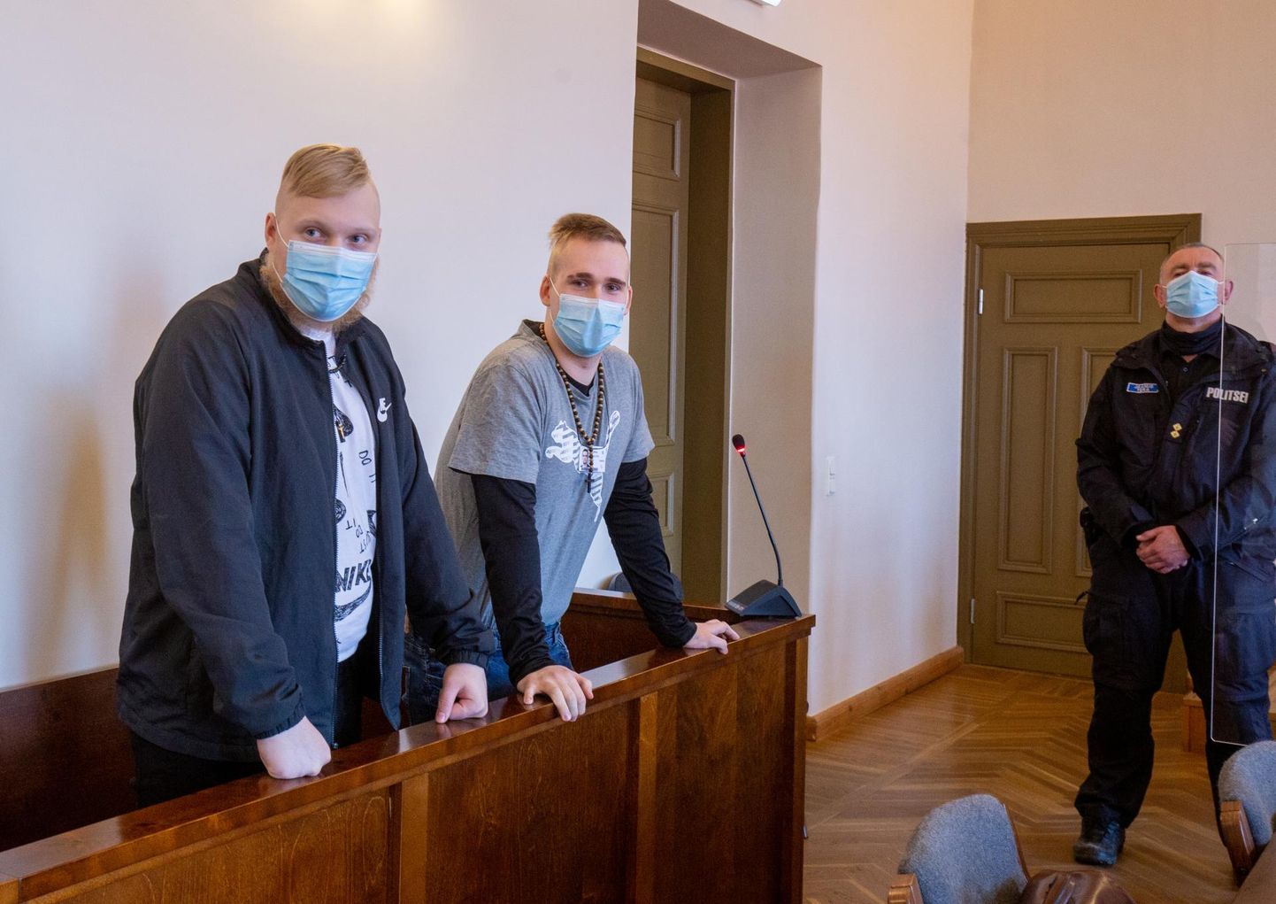 Janari Lund (vasakul) ja Germo Sorval said mullu 20. aprillil teada neile maakohtus määratud karistuse. Nüüd jõustus see otsus lõplikult.
