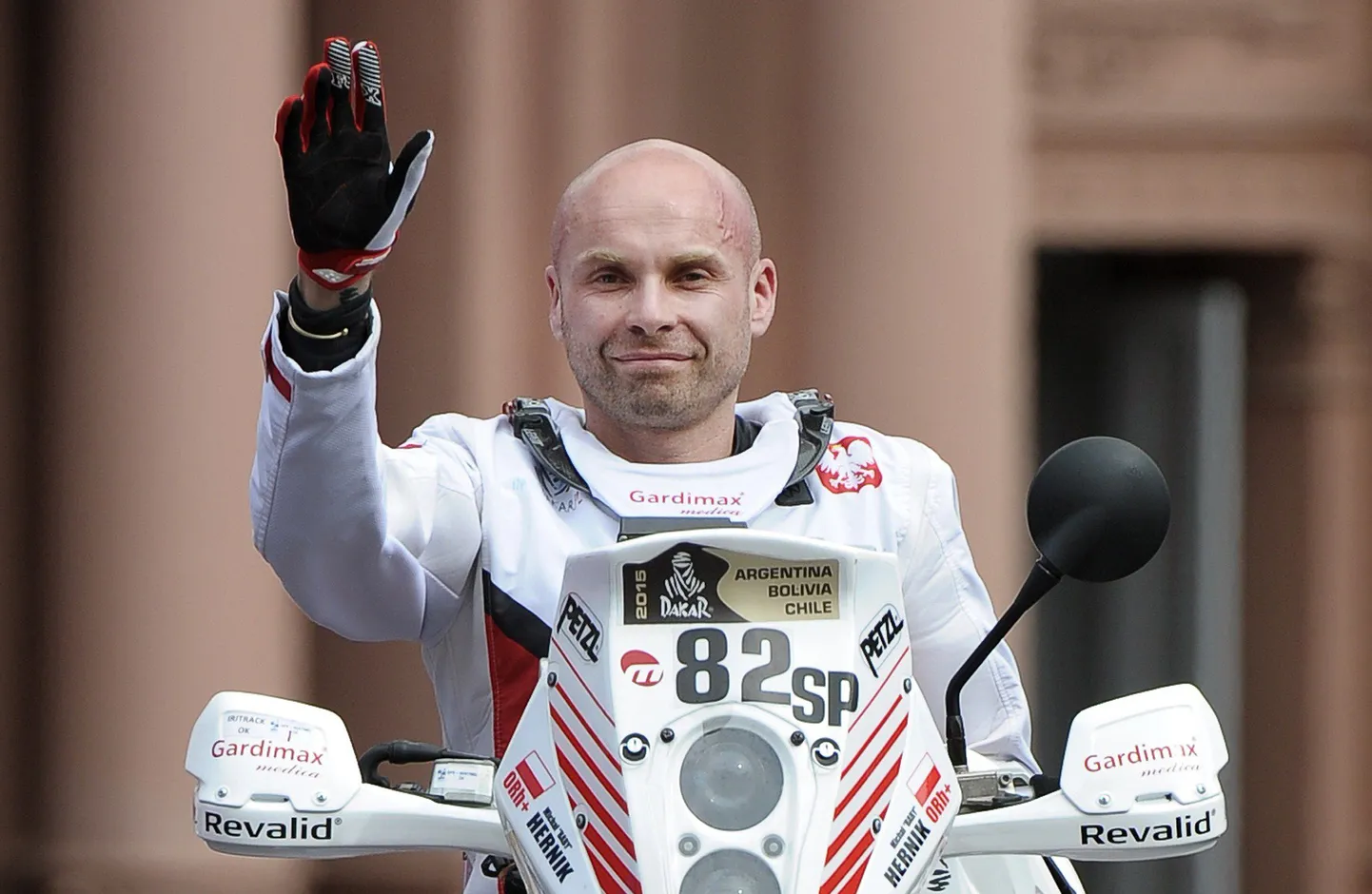 Michal Hernik paar päeva tagasi Dakari ralli stardis.