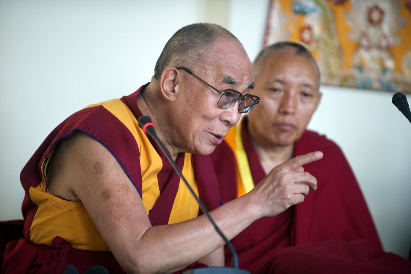 Dalai-laama viibis eile Lätis visiidil.