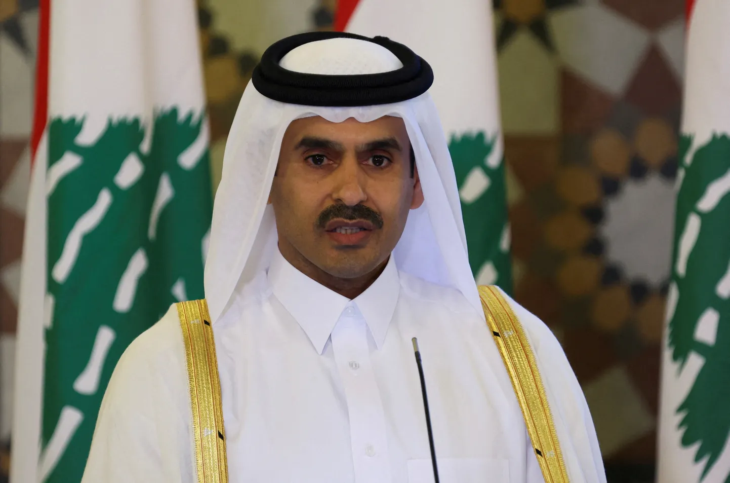 Fotol QatarEnergy tegevjuht ja Qatari energiaminister Saad al-Kaabi