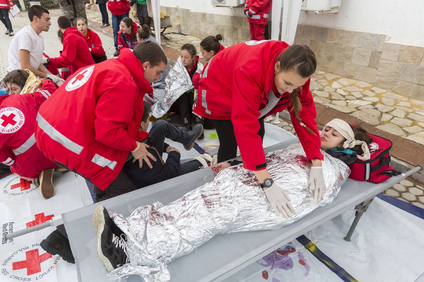 Bulgaaria Punase Risti vabatahtlike noorte õppus