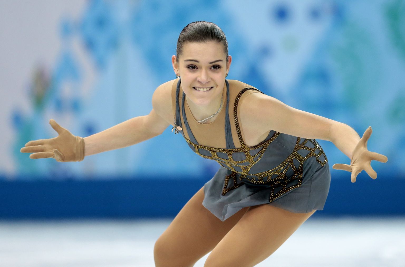 Аделина Сотникова на Олимпиаде в Сочи
