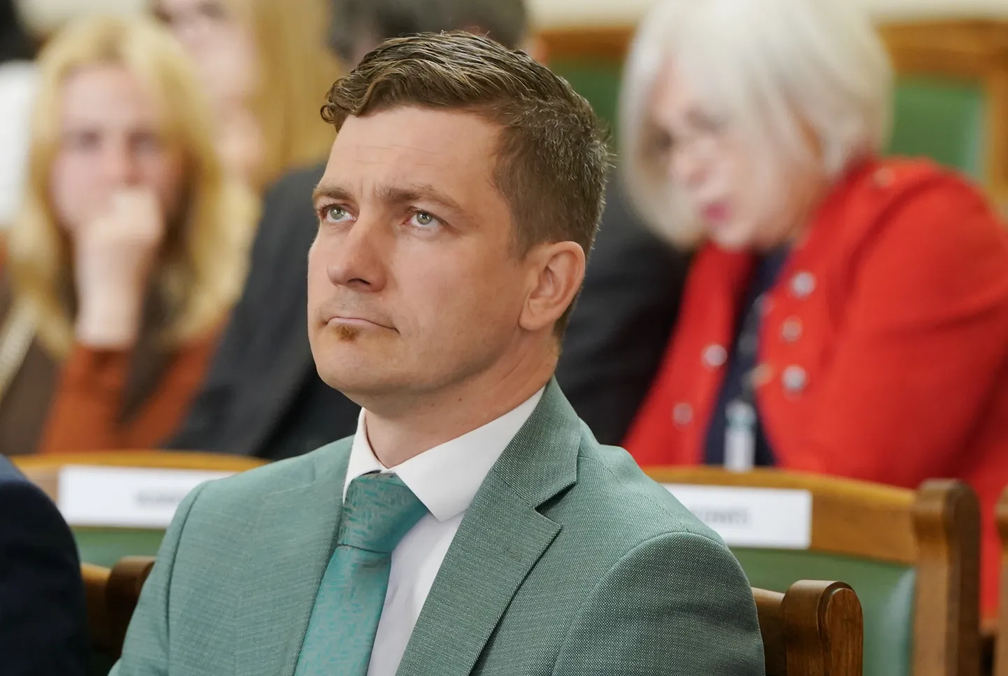 Centrālās vēlēšanu komisijas priekšsēdētāja amata kandidāts Māris Zviedris piedalās Saeimas pavasara sesijas noslēguma sēdē.