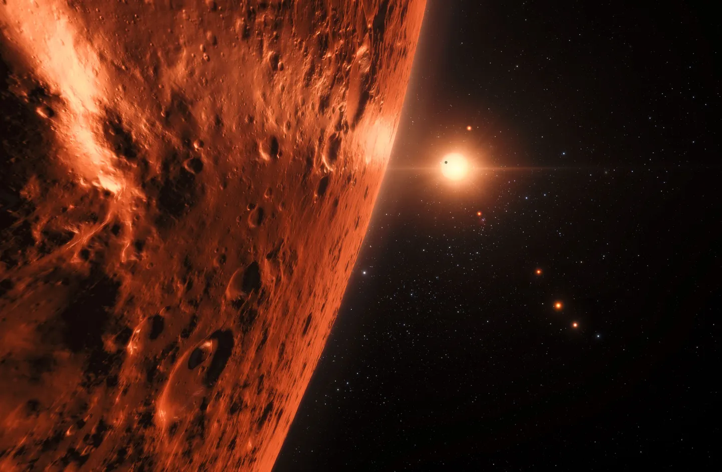 Värskes uuringus näitavad teadlased, et parimaks maavälise elu kandidaadiks peetava tähesüsteemi TRAPPIST-1 puhul võib olla võimalik elu looduslik levimine ühelt planeedilt teisele.