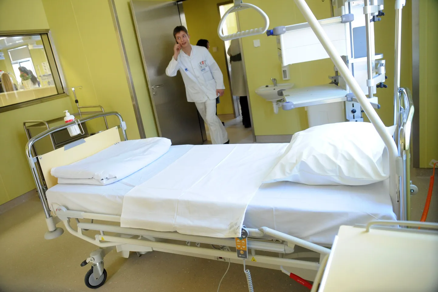 Traumpunkta-uzņemšanas nodaļas un Anestezioloģijas un reanimācijas nodaļas jaunās telpas.