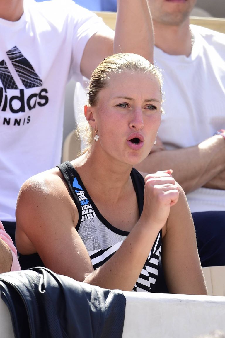 Kristina Mladenovic elas veel eelmisel aastal Thiemile tennisetribüünidel häälekalt kaasa