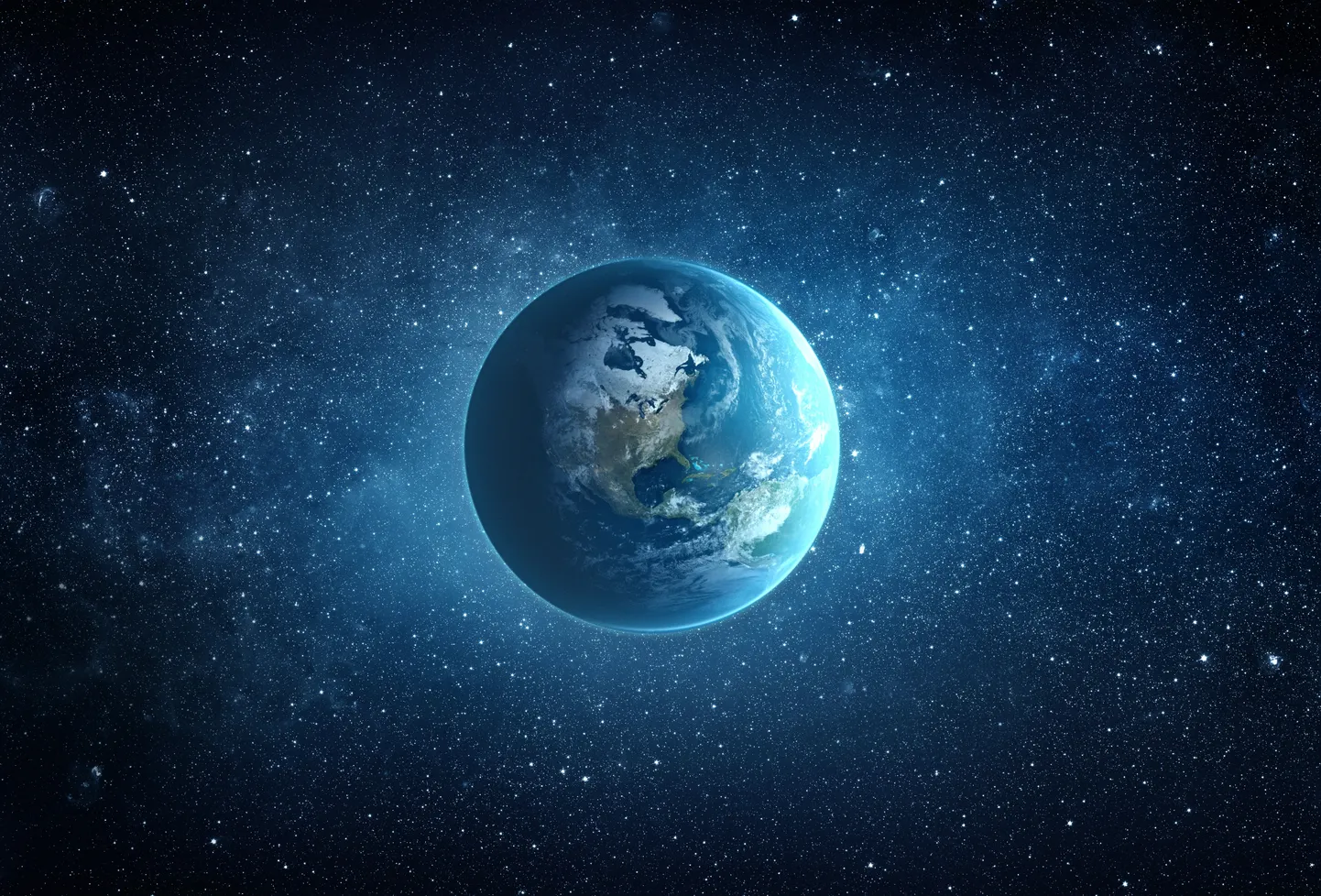Planeet Maa. Pilt on illustreeriv