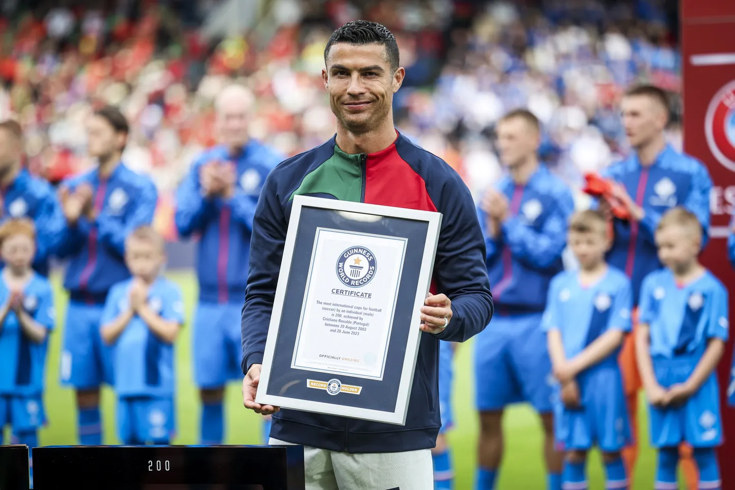 Portugāles futbolists Krištianu Ronaldu
