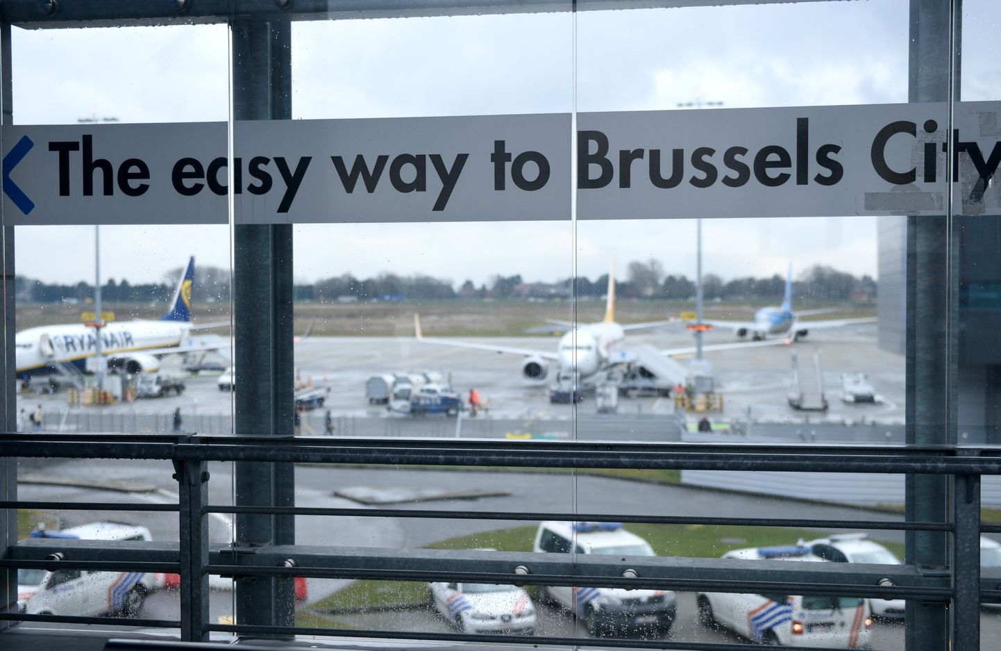 Charleroi lennujaam Belgias.