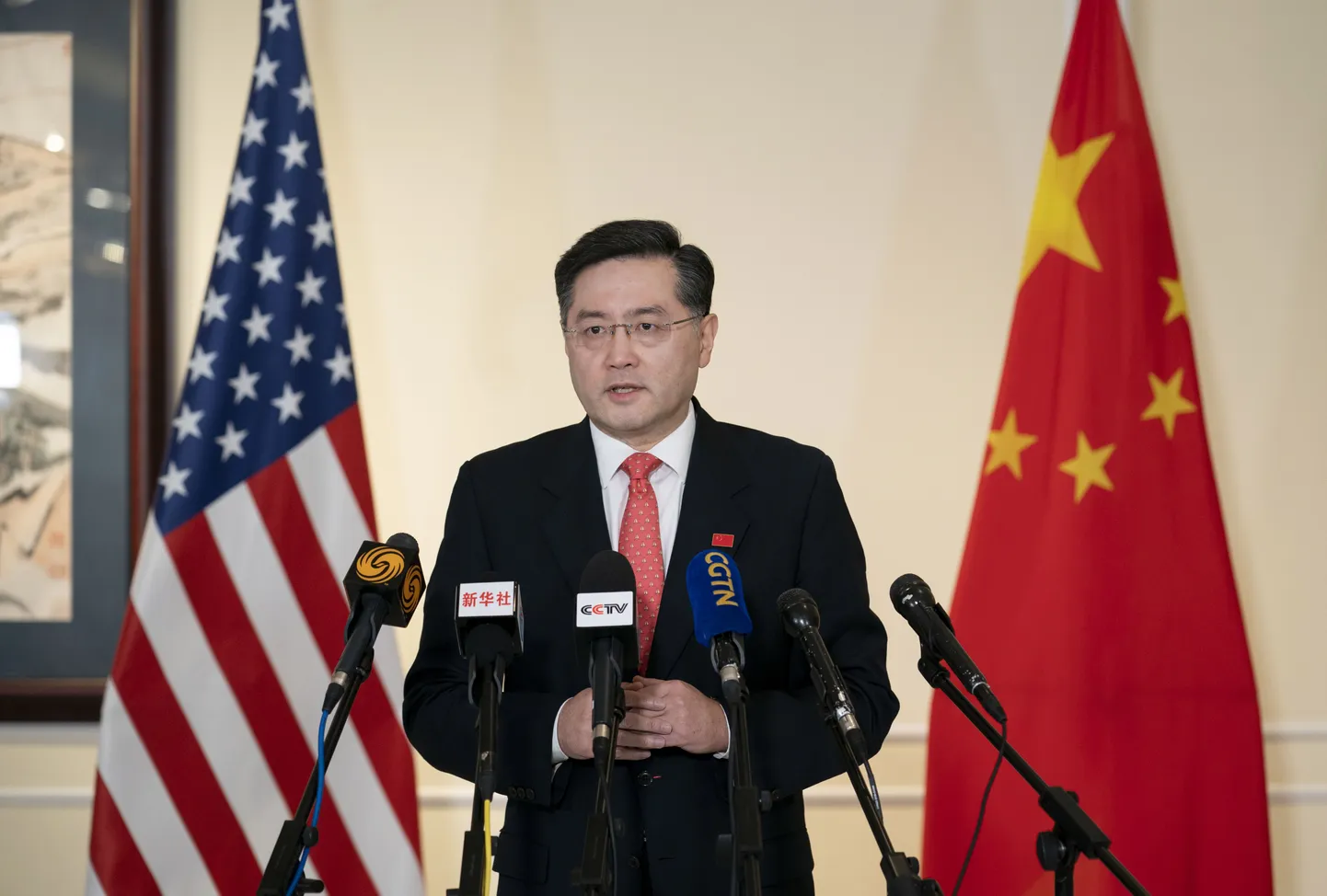 WASHINGTON, 29. juuli, 2021.  Qin Gang on saanud Hiina suursaadikuks Ühendriikides. (Credit Image: Â© Liu Jie/Xinhua via ZUMA Press)