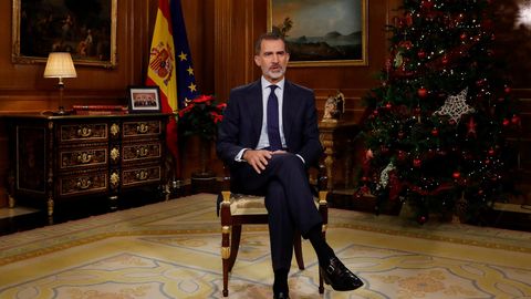Hispaania kuningas kaitses jõululäkituses riigi ühtsust ja põhiseadust