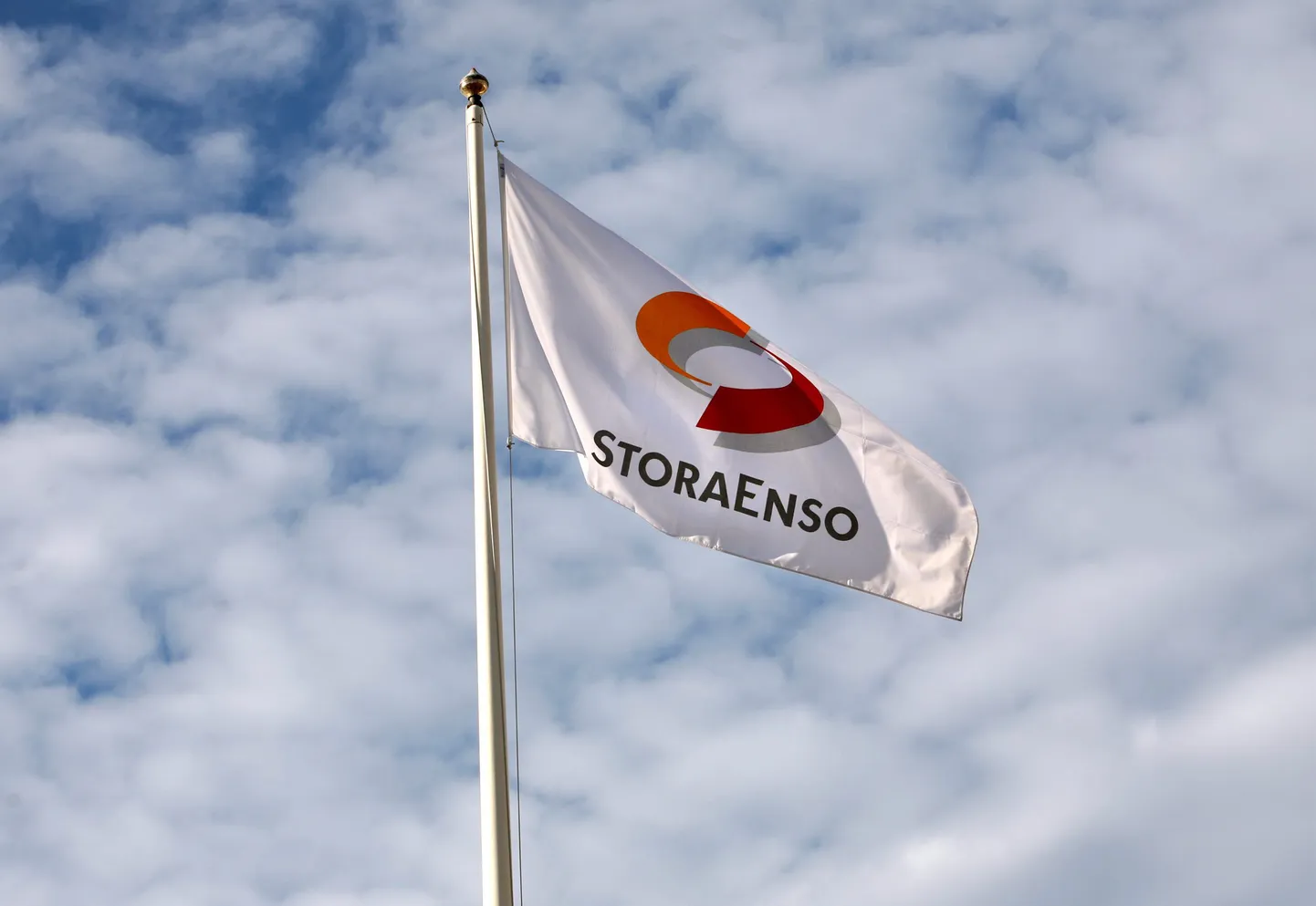 Stora Enso logoga lipp