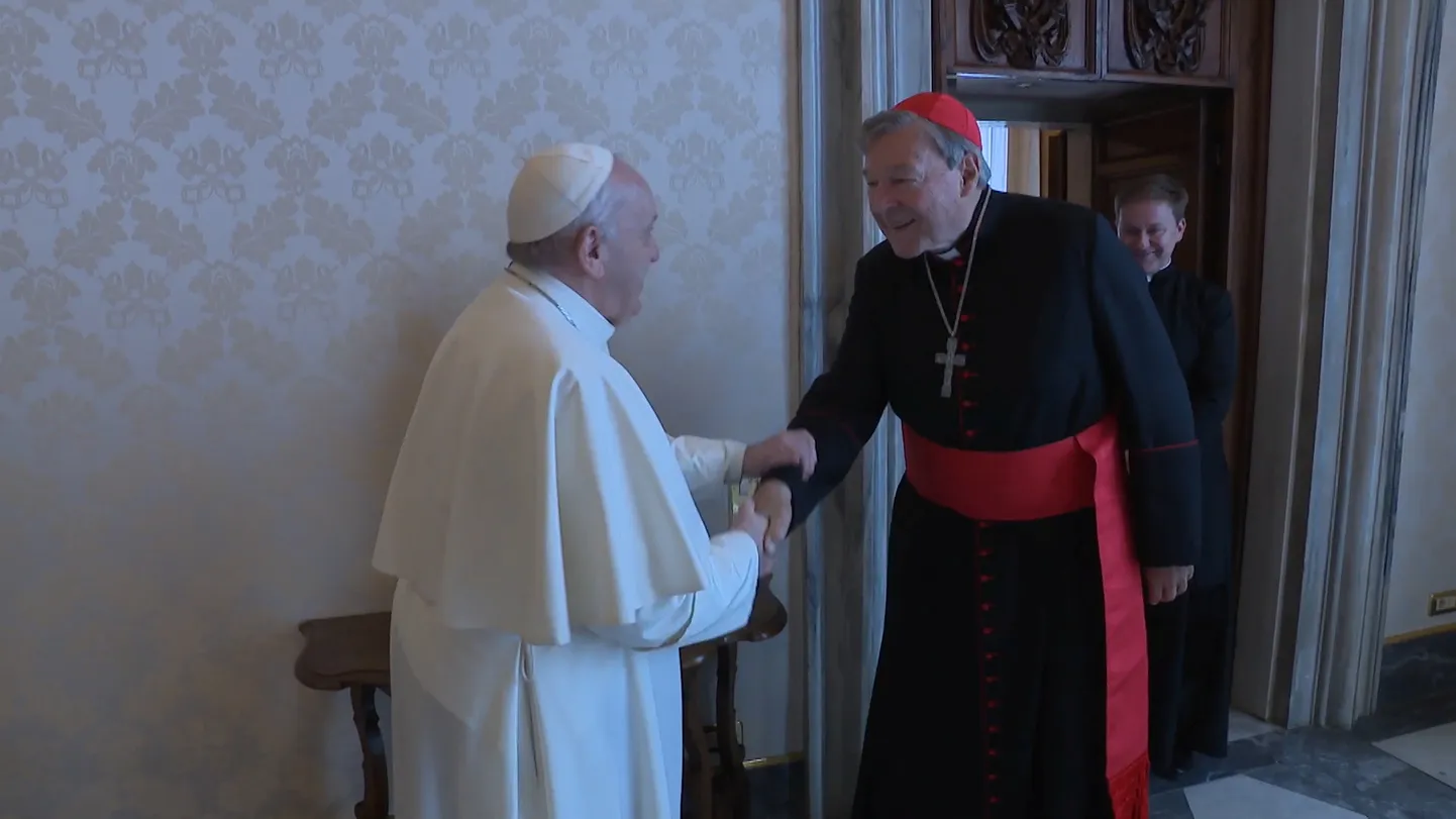 Paavst Franciscus kardinal George Pelliga.