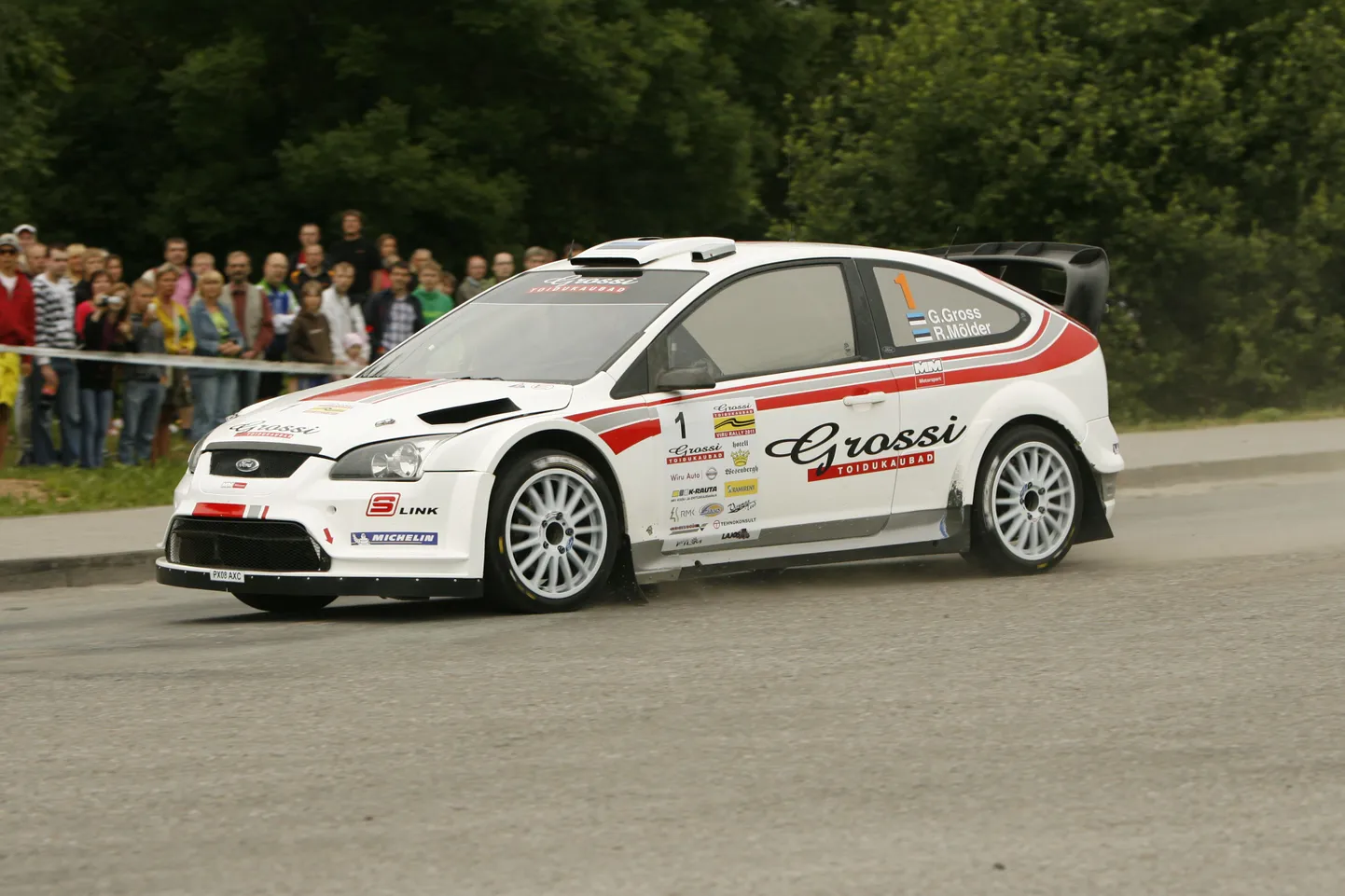 Georg Gross tänavusel Viru rallil.