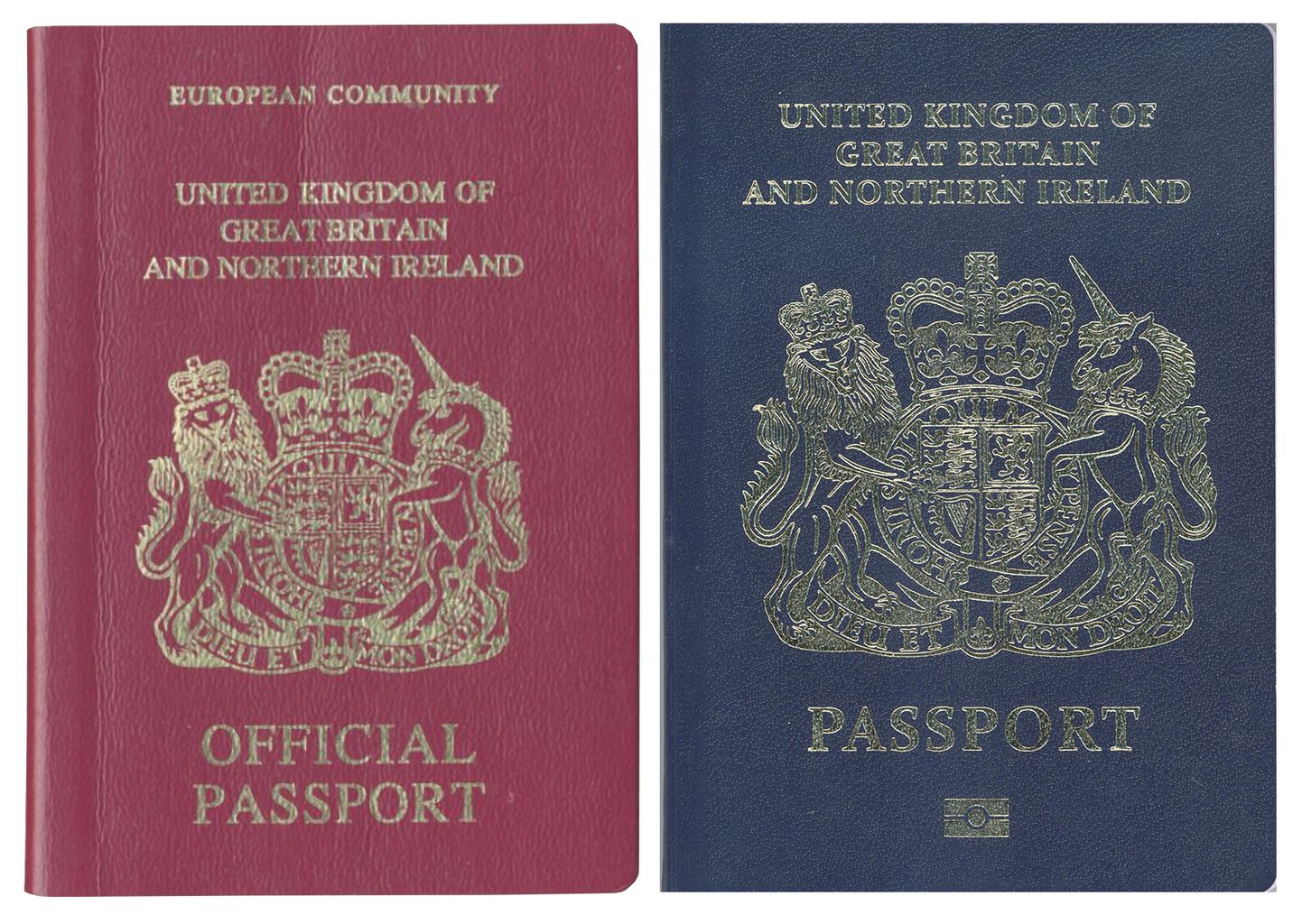 Suurbritannia pass muudab pärast Brexitit värvi