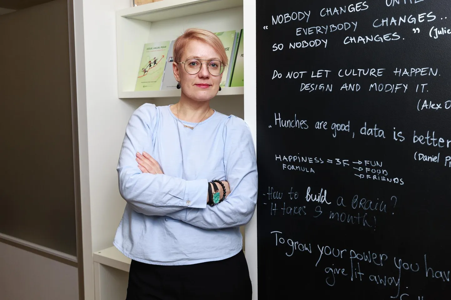 Eesti personalijuhtimise ühingu tegevjuht Kärt Kinnase sõnul mõistab hea juht, miks talle on tema töötajad olulised, mida nad loovad ja miks on seda äri eduks vaja.