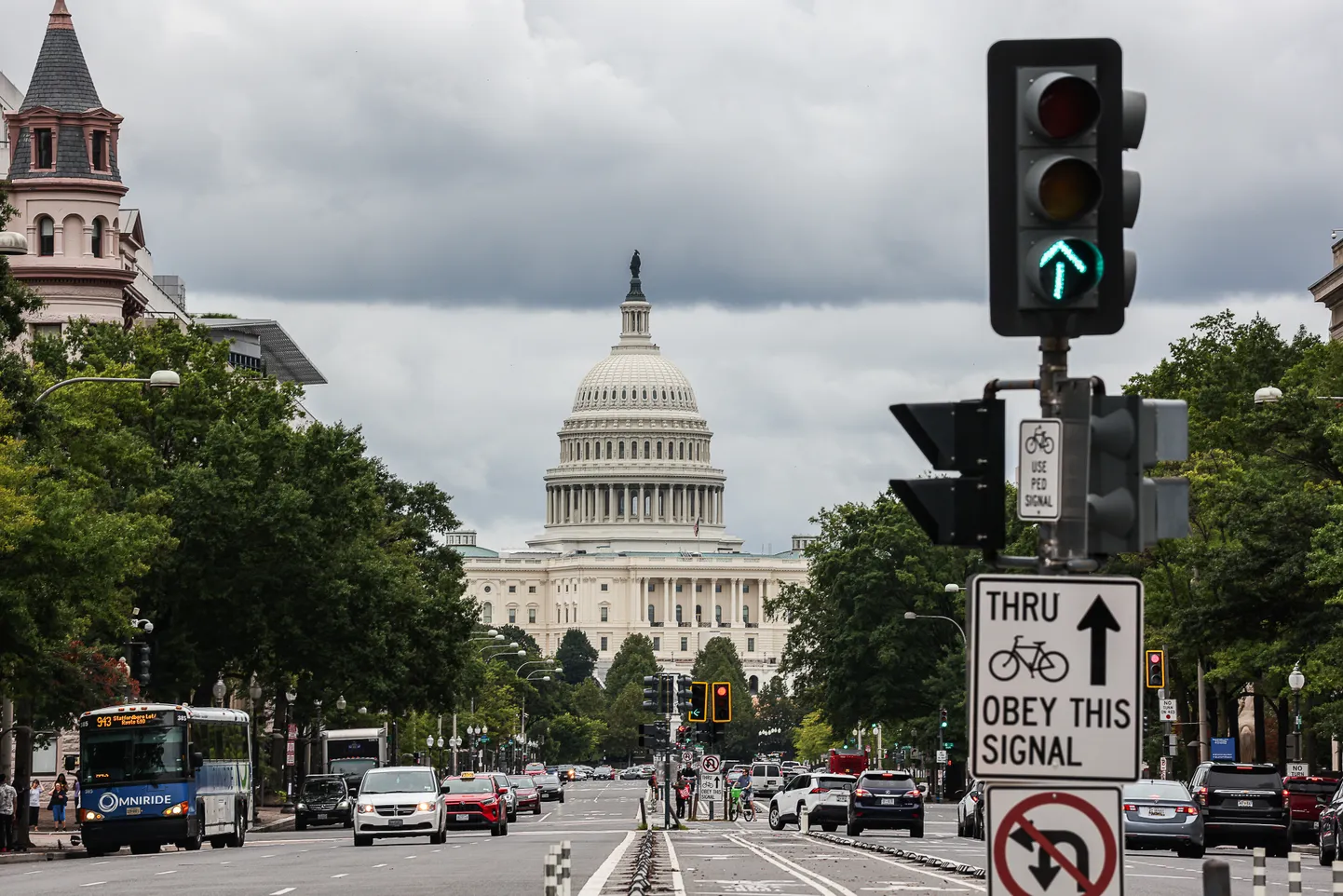 Vaade Kapitooliumile Washingtonis.
