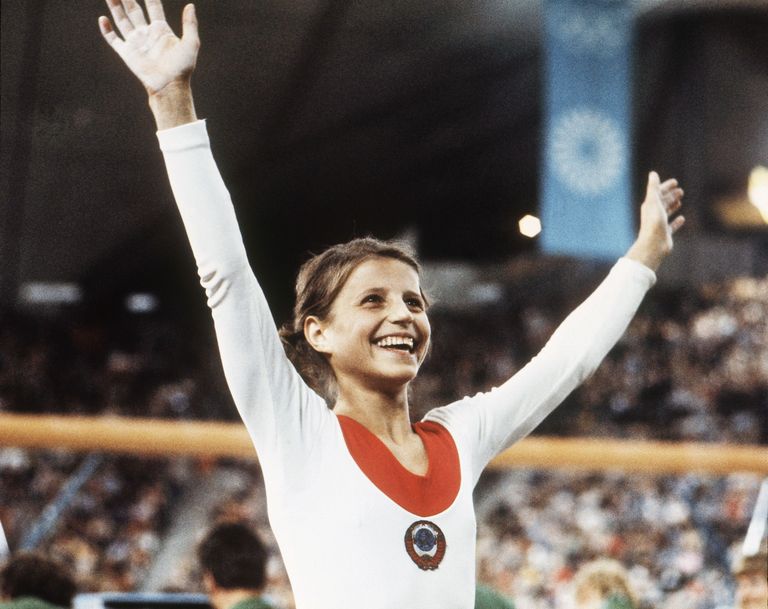 Olga Korbut 1972. aasta Müncheni olümpiamängudel.