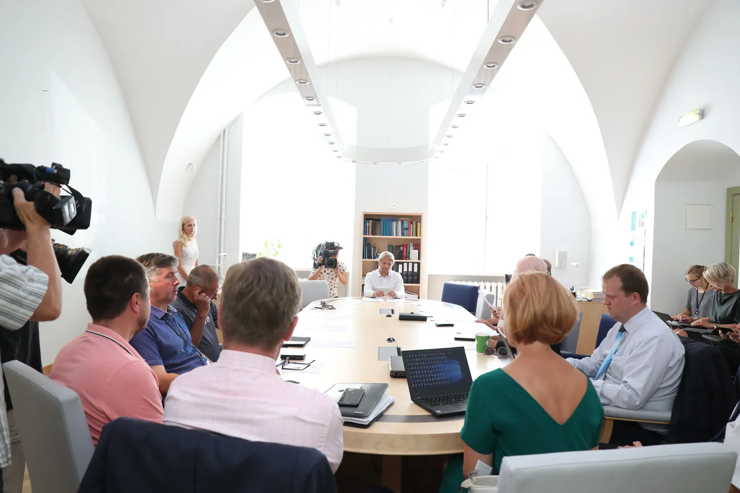 Riigikogu õiguskomisjon Danske rahapesuafääri arutamas.