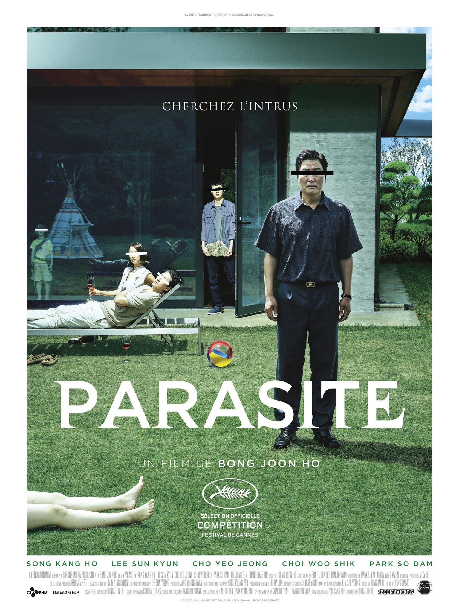 Filmi «Parasiit» reklaamplakat