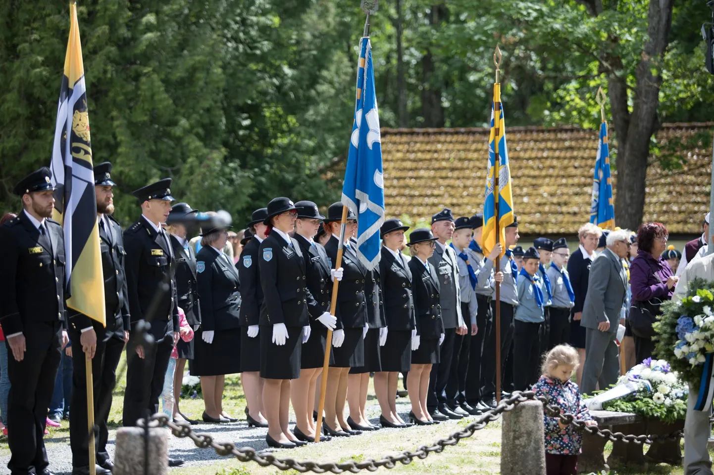 Üks varasematest maakaitsepäevadest Kadrinas.