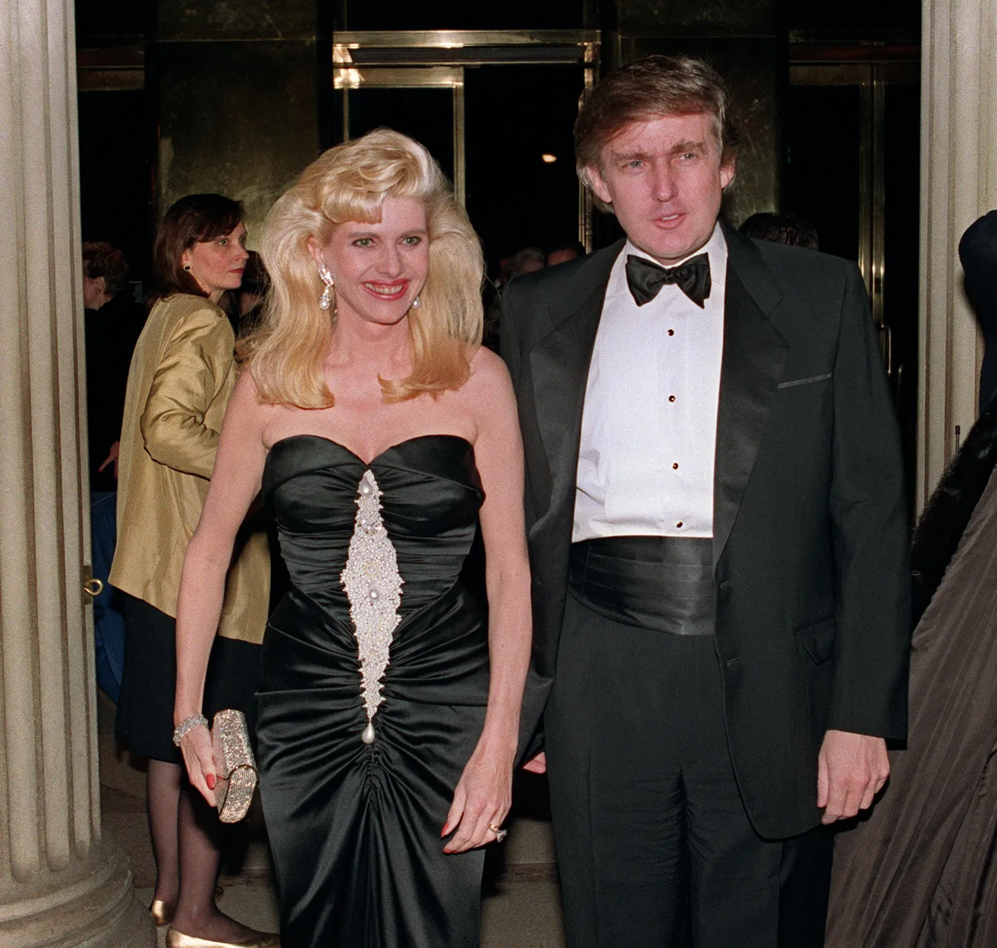 Ivana Trampa un Donalds Tramps. 1989. gads.