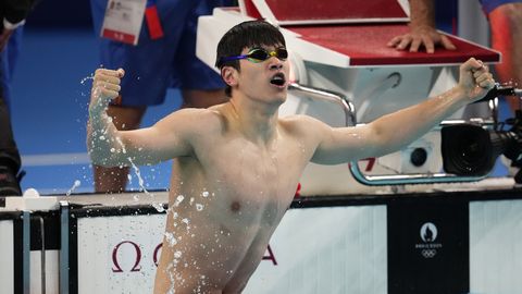 В мужской стометровке по плаванию вольным стилем установлен мировой рекорд