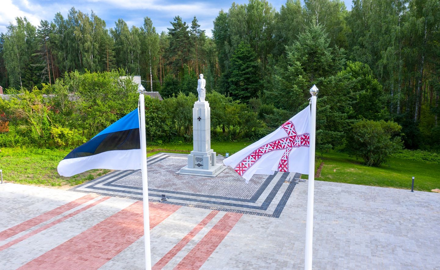 Petserimaa Vabadussõja monument Värskas Setomaal